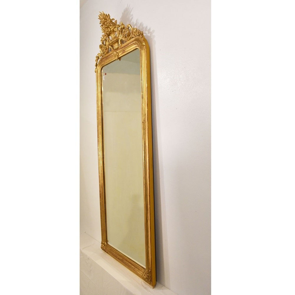 SPC177 1 antique gold leaf mirror antic louis philippe mirror XIX.jpg